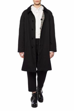 Reversible coat with spread collar, zdjęcie 2 Reversible coat with spread collar od Burberry